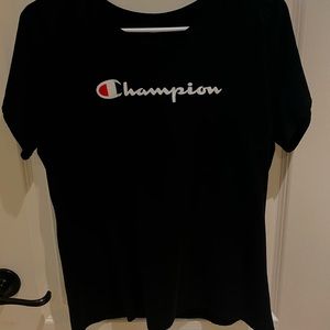 Black champion shirt